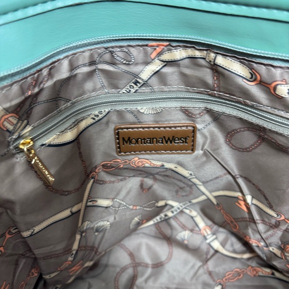 Montana West Quilted Handbag‎ Leather Tote Purse Shoulder Bag Large Satchel Hobo - Picture 6 of 13